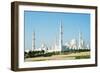 Sheikh Zayed Grand Mosque, Abu Dhabi, United Arab Emirates, Middle East-Christian-Framed Photographic Print