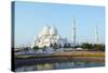 Sheikh Zayed Grand Mosque, Abu Dhabi, United Arab Emirates, Middle East-Christian-Stretched Canvas