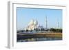 Sheikh Zayed Grand Mosque, Abu Dhabi, United Arab Emirates, Middle East-Christian-Framed Photographic Print