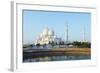 Sheikh Zayed Grand Mosque, Abu Dhabi, United Arab Emirates, Middle East-Christian-Framed Photographic Print