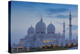 Sheikh Zayed Grand Mosque, Abu Dhabi, United Arab Emirates, Middle East-Jane Sweeney-Stretched Canvas