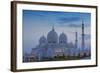 Sheikh Zayed Grand Mosque, Abu Dhabi, United Arab Emirates, Middle East-Jane Sweeney-Framed Photographic Print