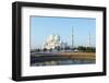 Sheikh Zayed Grand Mosque, Abu Dhabi, United Arab Emirates, Middle East-Christian-Framed Photographic Print