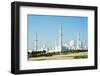 Sheikh Zayed Grand Mosque, Abu Dhabi, United Arab Emirates, Middle East-Christian-Framed Photographic Print