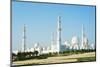 Sheikh Zayed Grand Mosque, Abu Dhabi, United Arab Emirates, Middle East-Christian-Mounted Photographic Print