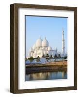 Sheikh Zayed Grand Mosque, Abu Dhabi, United Arab Emirates, Middle East-Christian Kober-Framed Photographic Print