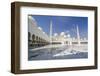 Sheikh Zayed Grand Mosque, Abu Dhabi, United Arab Emirates, Middle East-Fraser Hall-Framed Photographic Print