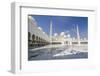 Sheikh Zayed Grand Mosque, Abu Dhabi, United Arab Emirates, Middle East-Fraser Hall-Framed Photographic Print