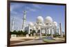 Sheikh Zayed Grand Mosque, Abu Dhabi, United Arab Emirates, Middle East-Fraser Hall-Framed Premium Photographic Print