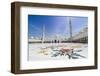 Sheikh Zayed Grand Mosque, Abu Dhabi, United Arab Emirates, Middle East-Fraser Hall-Framed Photographic Print