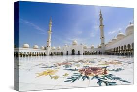 Sheikh Zayed Grand Mosque, Abu Dhabi, United Arab Emirates, Middle East-Fraser Hall-Stretched Canvas