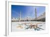 Sheikh Zayed Grand Mosque, Abu Dhabi, United Arab Emirates, Middle East-Fraser Hall-Framed Photographic Print