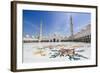 Sheikh Zayed Grand Mosque, Abu Dhabi, United Arab Emirates, Middle East-Fraser Hall-Framed Photographic Print