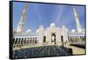 Sheikh Zayed Grand Mosque, Abu Dhabi, United Arab Emirates, Middle East-Fraser Hall-Framed Stretched Canvas