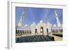 Sheikh Zayed Grand Mosque, Abu Dhabi, United Arab Emirates, Middle East-Fraser Hall-Framed Photographic Print