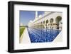 Sheikh Zayed Grand Mosque, Abu Dhabi, United Arab Emirates, Middle East-Fraser Hall-Framed Photographic Print