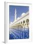 Sheikh Zayed Grand Mosque, Abu Dhabi, United Arab Emirates, Middle East-Fraser Hall-Framed Photographic Print