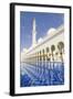 Sheikh Zayed Grand Mosque, Abu Dhabi, United Arab Emirates, Middle East-Fraser Hall-Framed Photographic Print