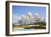 Sheikh Zayed Grand Mosque, Abu Dhabi, United Arab Emirates, Middle East-Fraser Hall-Framed Photographic Print