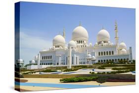 Sheikh Zayed Grand Mosque, Abu Dhabi, United Arab Emirates, Middle East-Fraser Hall-Stretched Canvas