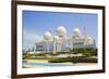 Sheikh Zayed Grand Mosque, Abu Dhabi, United Arab Emirates, Middle East-Fraser Hall-Framed Photographic Print