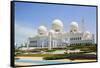 Sheikh Zayed Grand Mosque, Abu Dhabi, United Arab Emirates, Middle East-Fraser Hall-Framed Stretched Canvas