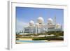 Sheikh Zayed Grand Mosque, Abu Dhabi, United Arab Emirates, Middle East-Fraser Hall-Framed Photographic Print