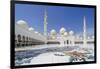 Sheikh Zayed Grand Mosque, Abu Dhabi, United Arab Emirates, Middle East-Fraser Hall-Framed Photographic Print