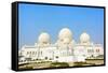 Sheikh Zayed Grand Mosque, Abu Dhabi, United Arab Emirates.-Keren Su-Framed Stretched Canvas