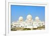 Sheikh Zayed Grand Mosque, Abu Dhabi, United Arab Emirates.-Keren Su-Framed Photographic Print