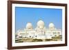 Sheikh Zayed Grand Mosque, Abu Dhabi, United Arab Emirates.-Keren Su-Framed Photographic Print
