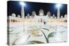 Sheikh Zayed Grand Mosque at Night, Abu Dhabi, United Arab Emirates, Middle East-Christian-Stretched Canvas