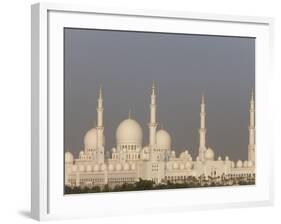 Sheikh Zayed Grand Mosque, the Biggest Mosque in the U.A.E., Abu Dhabi-null-Framed Photographic Print