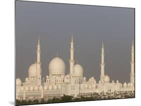 Sheikh Zayed Grand Mosque, the Biggest Mosque in the U.A.E., Abu Dhabi-null-Mounted Photographic Print