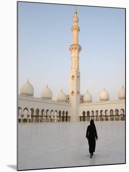 Sheikh Zayed Grand Mosque, the Biggest Mosque in the U.A.E., Abu Dhabi-null-Mounted Photographic Print