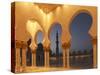Sheikh Zayed Mosque, Abu Dhabi, United Arab Emirates, Middle East-Angelo Cavalli-Stretched Canvas