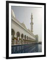 Sheikh Zayed Mosque, Abu Dhabi, United Arab Emirates, Middle East-Angelo Cavalli-Framed Photographic Print