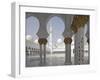 Sheikh Zayed Mosque, Abu Dhabi, United Arab Emirates, Middle East-Angelo Cavalli-Framed Photographic Print