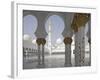 Sheikh Zayed Mosque, Abu Dhabi, United Arab Emirates, Middle East-Angelo Cavalli-Framed Photographic Print