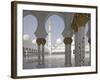 Sheikh Zayed Mosque, Abu Dhabi, United Arab Emirates, Middle East-Angelo Cavalli-Framed Photographic Print