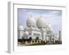 Sheikh Zayed Mosque, Abu Dhabi, United Arab Emirates, Middle East-Angelo Cavalli-Framed Photographic Print