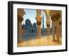 Sheikh Zayed Mosque, Abu Dhabi, United Arab Emirates, Middle East-Angelo Cavalli-Framed Photographic Print