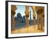 Sheikh Zayed Mosque, Abu Dhabi, United Arab Emirates, Middle East-Angelo Cavalli-Framed Photographic Print