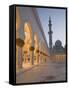 Sheikh Zayed Mosque, Abu Dhabi, United Arab Emirates, Middle East-Angelo Cavalli-Framed Stretched Canvas