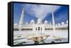 Sheikh Zayed Mosque, Abu Dhabi, United Arab Emirates, Middle East-Fraser Hall-Framed Stretched Canvas