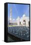 Sheikh Zayed Mosque, Abu Dhabi, United Arab Emirates, Middle East-Fraser Hall-Framed Stretched Canvas