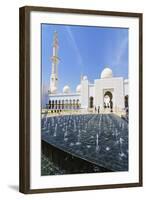 Sheikh Zayed Mosque, Abu Dhabi, United Arab Emirates, Middle East-Fraser Hall-Framed Photographic Print