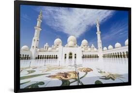 Sheikh Zayed Mosque, Abu Dhabi, United Arab Emirates, Middle East-Fraser Hall-Framed Photographic Print