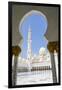 Sheikh Zayed Mosque, Abu Dhabi, United Arab Emirates, Middle East-Fraser Hall-Framed Photographic Print