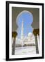 Sheikh Zayed Mosque, Abu Dhabi, United Arab Emirates, Middle East-Fraser Hall-Framed Photographic Print